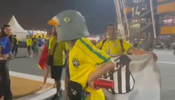 Dança do Pombo 'contagia' torcedores na Copa do Catar (Reprodução)